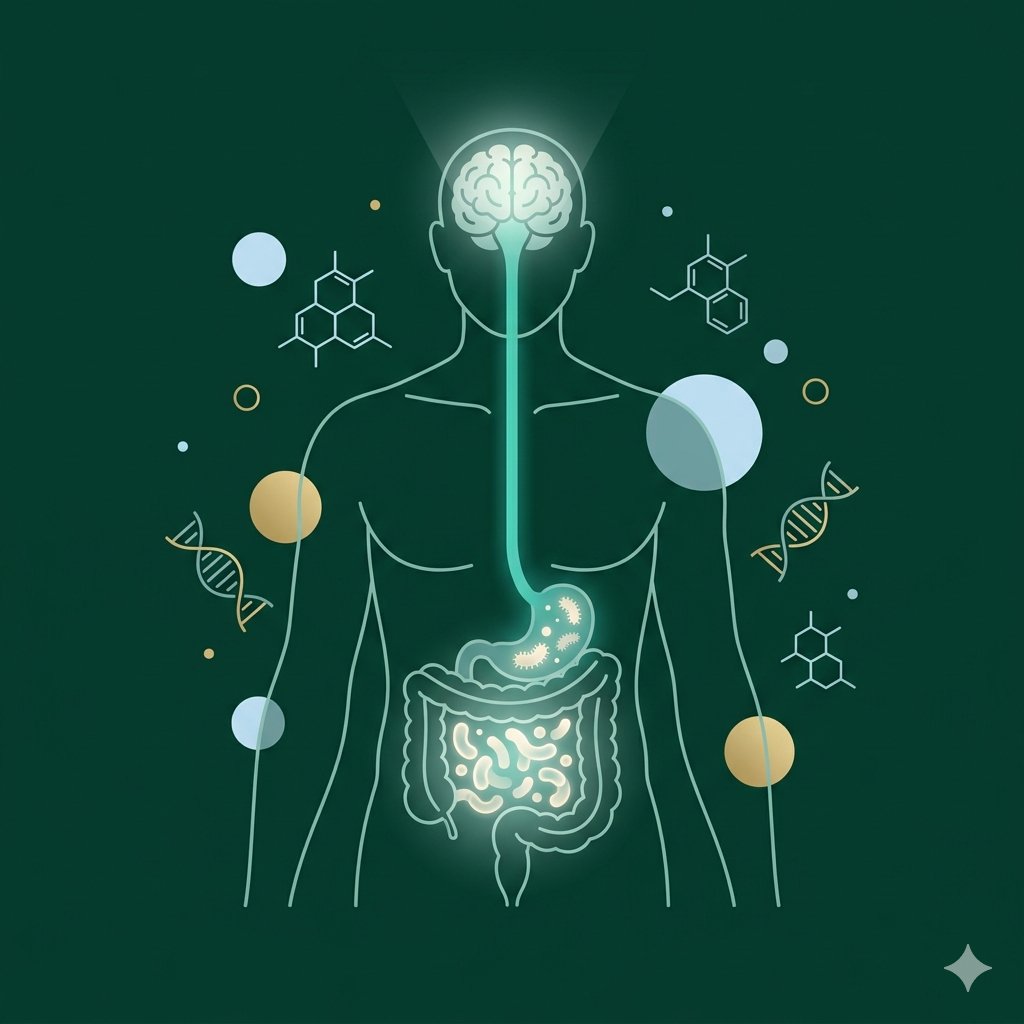 Illustration de l'axe intestin-cerveau — BioMira